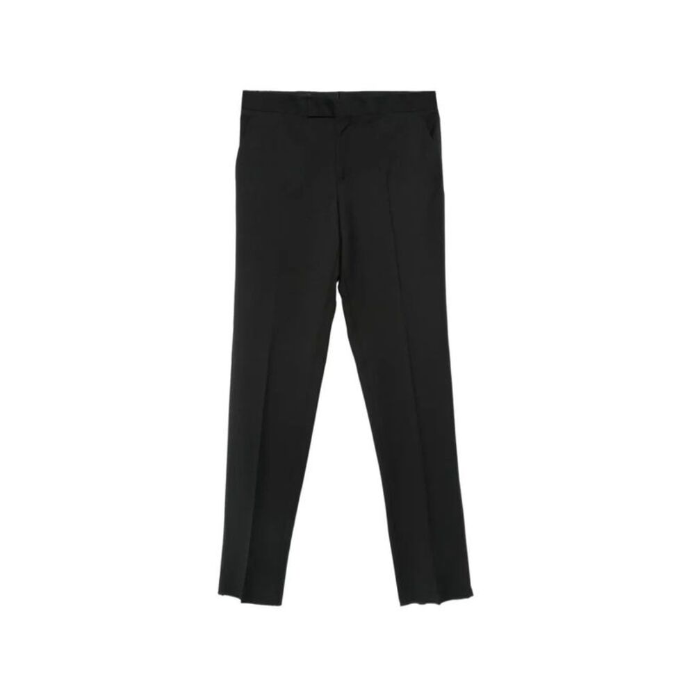 Lardini Men Regular Fit Wool Trousers